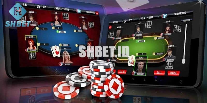 Giao diện game Poker tại SHBET rất ấn tượng